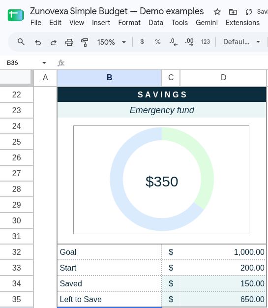 Simple Budget — Budget & Savings Tracker