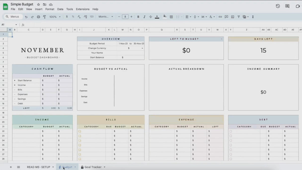 Simple Budget — Budget & Savings Tracker